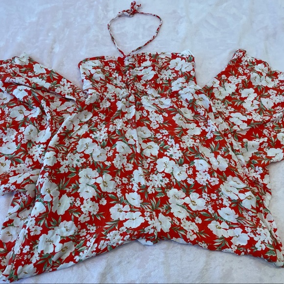 AEO- Tie neck jumpsuit - Picture 8 of 11